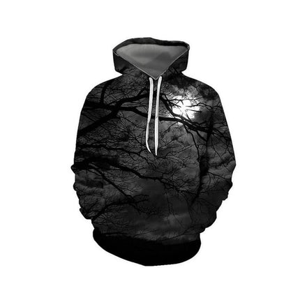 Men's Realistic 3D Digital Print Pullover Hoodie Hooded Sweatshirt