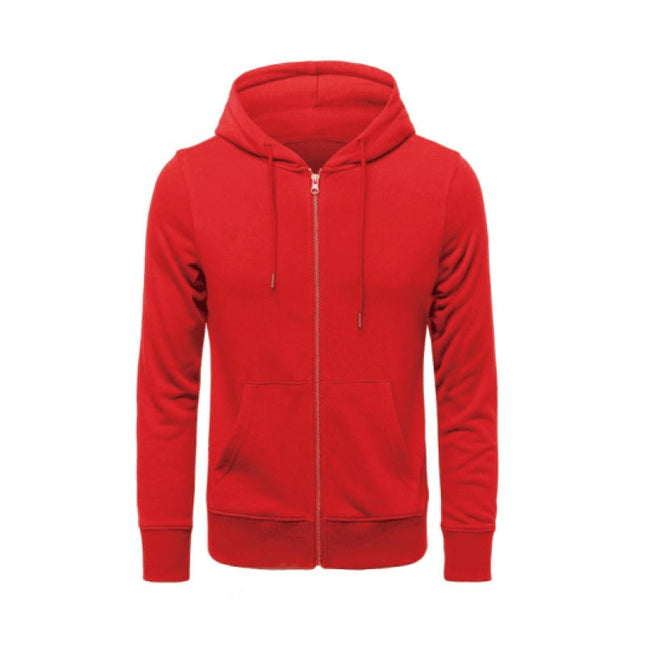 Men's Slim Fit Zip Up Long Sleeve Hoodie Sweatshirt