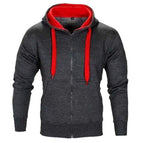Dark gray+red