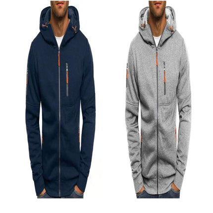 Men's Full Zip Hoodie slim Fit Long Sleeve Lightweight Sweatshirt