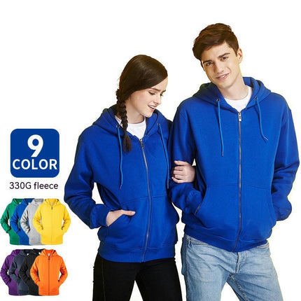 Men's Zip Up Hoodie Drawstring Casual Long Sleeve Pocket Hooded Sweatshirts