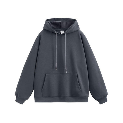 Men's Fleece Pullover Hoodie, Casual Hooded Sweatshirt Long Sleeve Drawstring with Pockets
