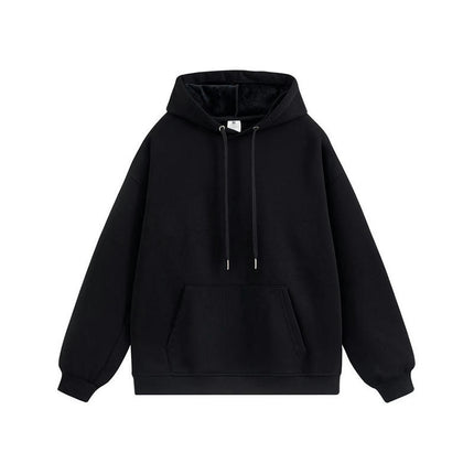 Men's Fleece Pullover Hoodie, Casual Hooded Sweatshirt Long Sleeve Drawstring with Pockets