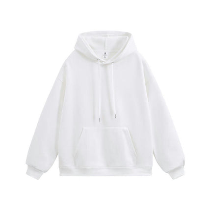 Men's Fleece Pullover Hoodie, Casual Hooded Sweatshirt Long Sleeve Drawstring with Pockets