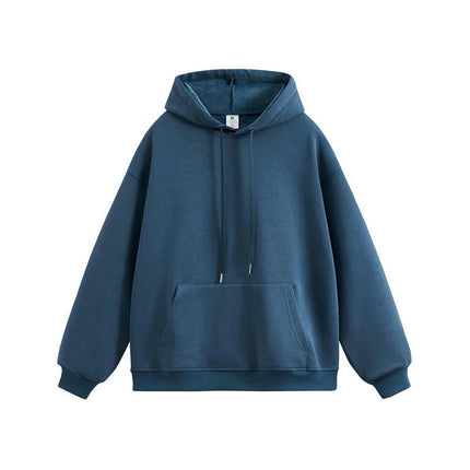 Men's Fleece Pullover Hoodie, Casual Hooded Sweatshirt Long Sleeve Drawstring with Pockets