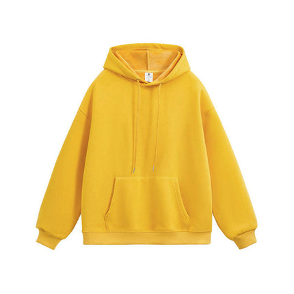 Men's Fleece Pullover Hoodie, Casual Hooded Sweatshirt Long Sleeve Drawstring with Pockets