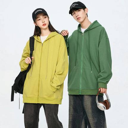 Couple Hoodies Casual Hoodies for Men with Full Zip Long Sleeve Sports Sweatshirt