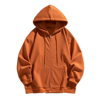 Couple Hoodies Casual Hoodies for Men with Full Zip Long Sleeve Sports Sweatshirt