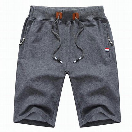 Men's Shorts Casual Sports with Drawstring Elastic Waist Zipper Pockets