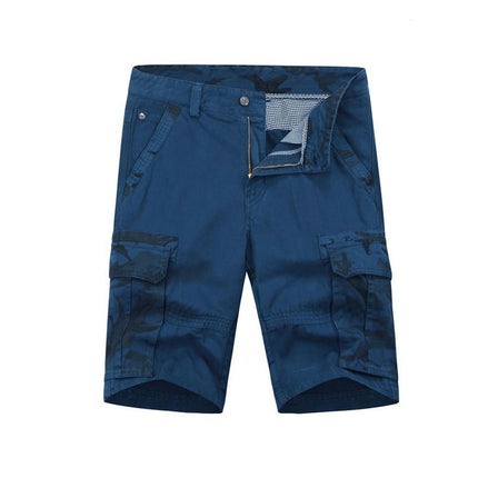 Men's Cargo Shorts Relaxed Fit Multi-Pocket Cotton Outdoor Camouflage Cargo Shorts