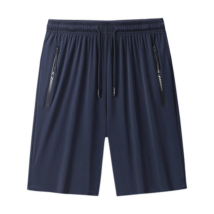 Men's Running Hiking Shorts Quick Dry Athletic Gym Outdoor Sports Short Zipper Pockets