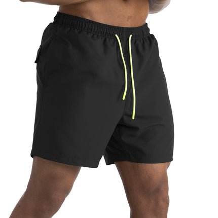 Men's Swim Trunks Quick Dry Beach Shorts with Pockets and Mesh Lining