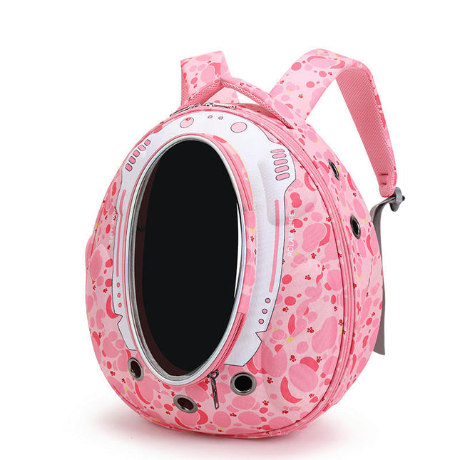 Pet Travel Carrier, Cat Dog Dome Space Capsule Bubble Backpack, Portable Waterproof Breathable Knapsack for Hiking