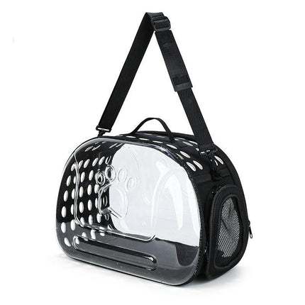 Pet Carrier Clear Detachable Ventilated Comfortable Portable Tote Handbag Cats Travel Carrier for Small Dogs Kitten