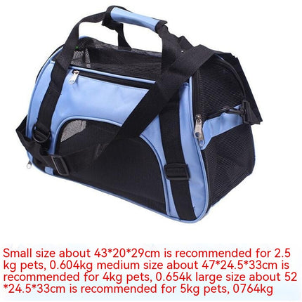 Soft Sided Pet Carrier for Dogs & Cats Comfort Airline Approved Under Seat Travel Tote Bag Backpack