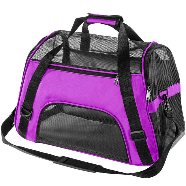 Soft Sided Pet Carrier for Dogs & Cats Comfort Airline Approved Under Seat Travel Tote Bag Backpack