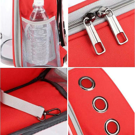 Pet Travel Carrier Backpack, Cat Dog Dome Space Capsule Bubble Backpack, Portable Breathable Knapsack for Hiking Traveling