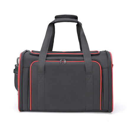 4-Way Expandable Pet Carrier, Foldable Soft Sided Carrier with Removable Hair Pad for Cats, Puppies and Small Dogs