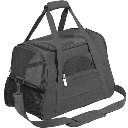 Cat Dog Carrier for Small Medium Cats Puppies up to 15 Lbs, Collapsible Travel Puppy Carrier