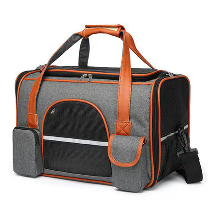 Pet Carrier Bag for Dog Cat,Portable Pet Bag Folding Fabric Pet Travel Carrier Pet Cage for Small Dog