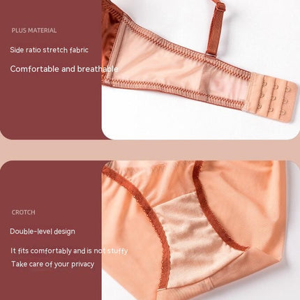 Women's Sexy Lingerie Lace Mesh Matching Bra and Panties Set Push Up Lace Bra 2 Piece Lingerie Set