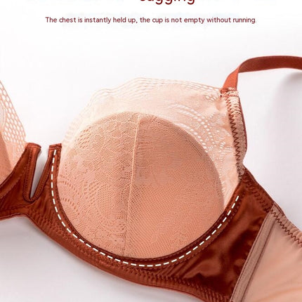 Women's Sexy Lingerie Lace Mesh Matching Bra and Panties Set Push Up Lace Bra 2 Piece Lingerie Set