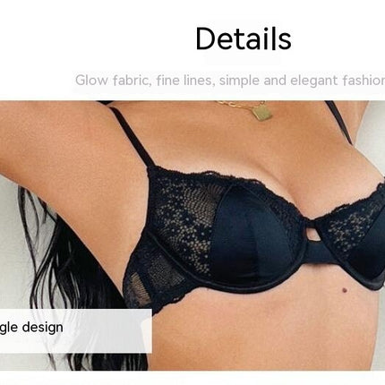 Women Super Sexy Bras Set Transparent Underwear Lingerie Lace Bra & Matching Panty