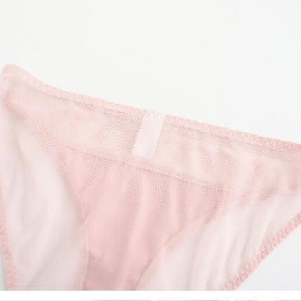 Ladies Bra and Panty Set Sexy Lingerie Cute Exotic Mesh Sheer Panties