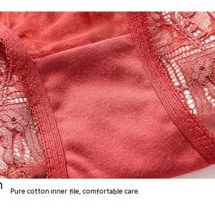 Women's Sexy Bow Sheer Mesh Bra and Panty Sets 2 Piece Floral Lace Underwire Lingerie Set