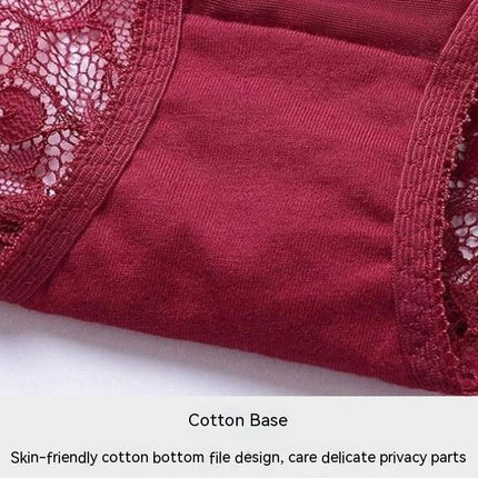 2 Piece Women's Sexy Underwear Transparent Floral Lace Sexy Underwear Set