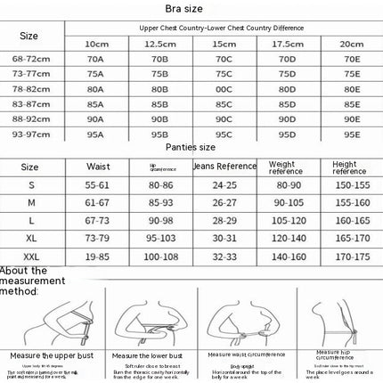 Ladies Sexy Lingerie Super Stretch Lace Bra and Panty Set Two Piece Sheer Bra