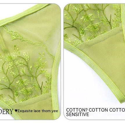 Women's Sexy Bra Set Comfortable Breathable Push Up Bra Embroidered Lace Underwear