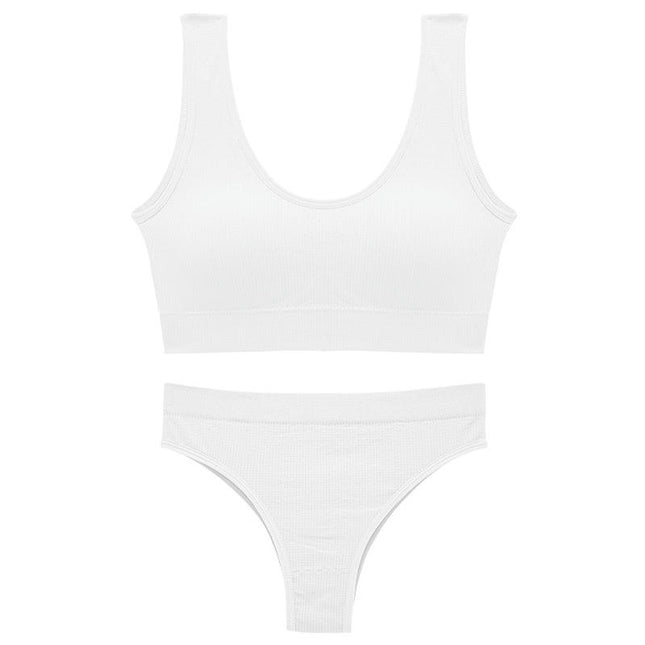 Women Lingerie Set Wireless Bra and Panty Set for Everyday and Sports