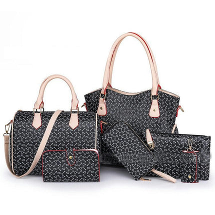 Tote Bag for Women,Purses And Handbags Set Satchel Shoulder Bags Totes 6pcs Clutch Wallet