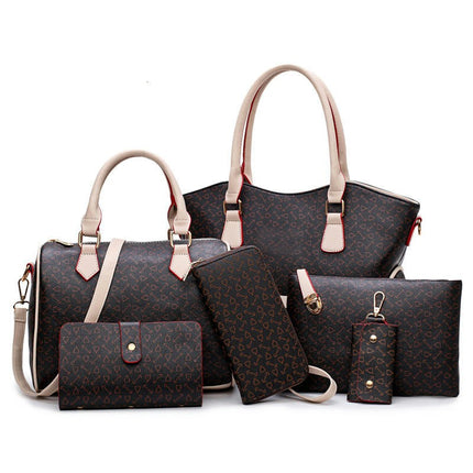 Tote Bag for Women,Purses And Handbags Set Satchel Shoulder Bags Totes 6pcs Clutch Wallet