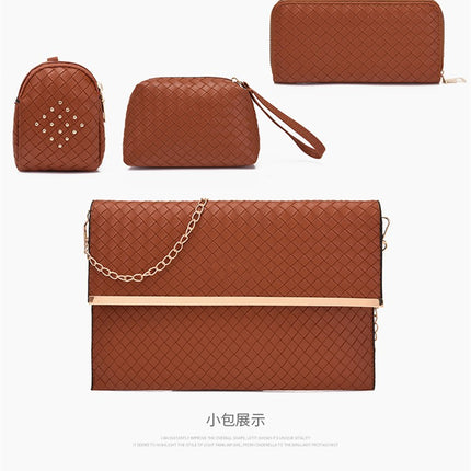 Womens 6 Pcs Handbag Set Clutch Totes Satchels Crossbody Bag Wallet Bags for Women