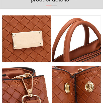 Womens 6 Pcs Handbag Set Clutch Totes Satchels Crossbody Bag Wallet Bags for Women