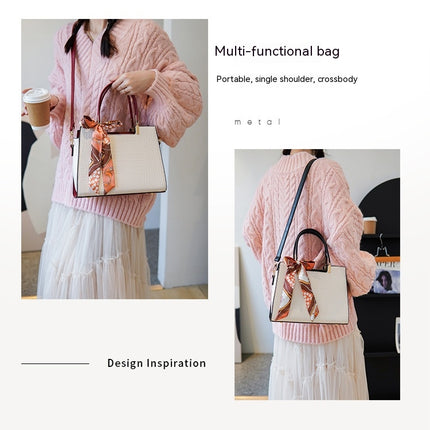 Leather Bag Set 2 Pcs Bags for Women Handbags Purses Ladies Shoulder Bag Crossbody Bags Wallets