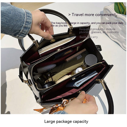 Leather Bag Set 2 Pcs Bags for Women Handbags Purses Ladies Shoulder Bag Crossbody Bags Wallets