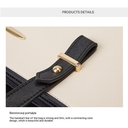 Women's Large Capacity Tote Shoulder Crossbody Bag 3 Pcs Tote Purse Handbags Leather Satchel Bag