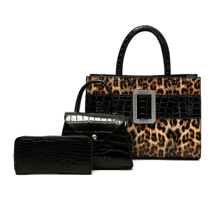 Ladies Large Capacity Bag Set 3 Pcs Bags for Women Purses Satchel Handbags Shoulder Tote Bags