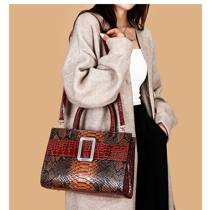 Ladies Large Capacity Bag Set 3 Pcs Bags for Women Purses Satchel Handbags Shoulder Tote Bags