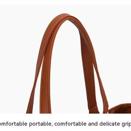 6 Pcs Large Crossbody Bags Ladies Shoulder Handbags Purse and Wallet Set for Women Totes Purses