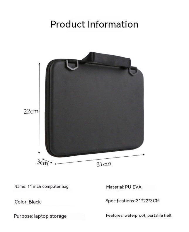 Laptop Sleeve with Handle Shockproof Waterproof Protective Case Lightweight Laptop Bag