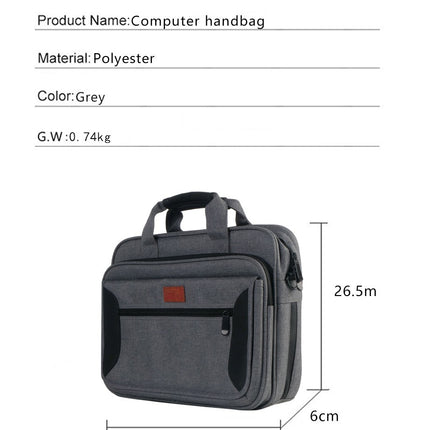 Laptop Sleeve Bag Large Capacity Notebook Laptop Bag Handbag Waterproof Computer Bag