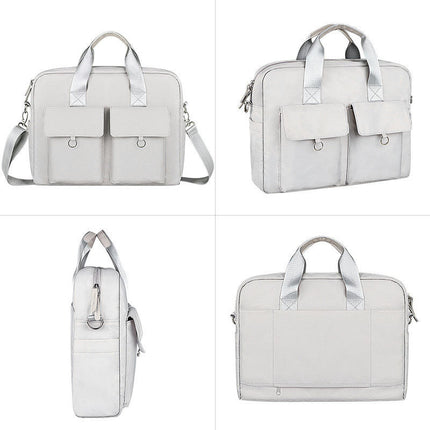 Shockproof Laptop Carrying Bag Briefcase Waterproof Messenger Shoulder Bag for 15" Notebook