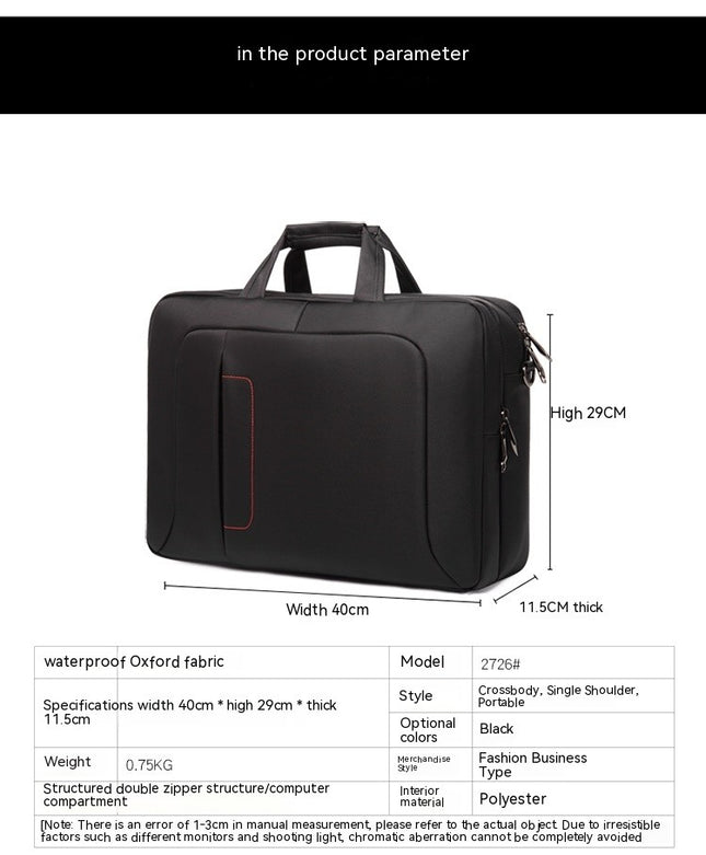 Laptop Bag for Men Women 17 Inch Laptop Briefcases Waterproof Laptop Carrying Case Shoulder Bag
