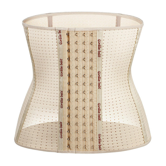 Women's Waist Training Corset Steel Bone Tummy Control Shapewear with Adjustable Hooks Suitable for Daily Wear