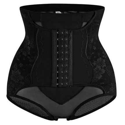 Tummy Tuck Pants for Women Waist Tightening Tummy Lifting Hip Girdle Pants Large Size Triangle with Buckle Shaping Pants