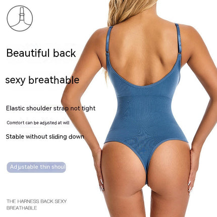 Bodysuit for Women Tummy Control Shapewear Seamless Sculpting Thong Body Shaper Bodysuit